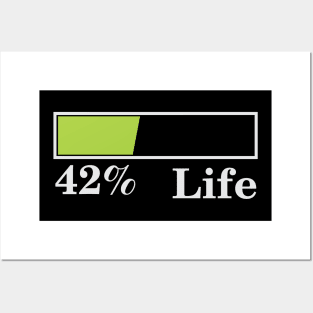 42% Life Posters and Art